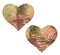 Pastease Pastease Love Gold Holographic Snake Print Pastel Tie Dye Heart Nipple Pasties at $7.99