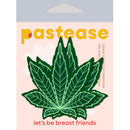 Pastease Indica Pot Leaf Green Weed Nipple Pasties