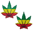 Pastease Rasta Weed Nipple Pasties by Pastease at $8.99