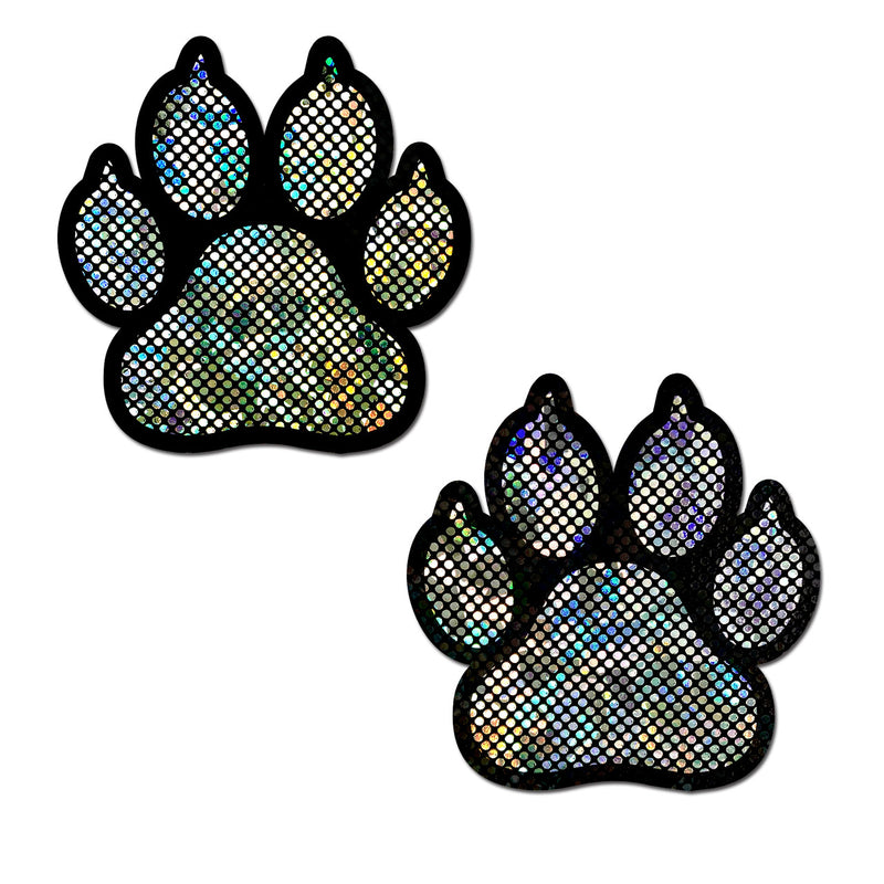 Pastease Pastease Brand Paw Print Silver Shattered Disco Ball at $8.99