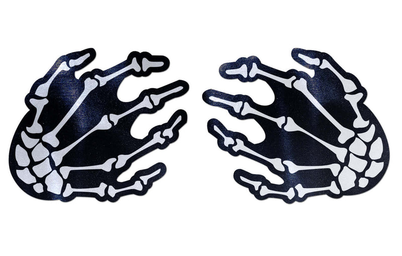 Pastease Pastease White Skeleton Hands Pasties at $7.99