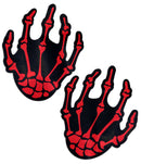 Pastease Pastease Red Skeleton Hands Pasties at $7.99