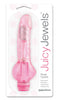 Juicy Jewels Rose Quartz Pink Realistic Vibrator in Packaging