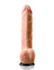 Real Feel Deluxe No. 11 - 11-Inch Realistic Vibrator with Wallbanger Suction Cup, lifelike skin texture and premium materials