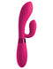 OMG! Rabbit #Mood Silicone Vibrator in pink with dual motors and flexible design for internal and external stimulation.