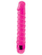 Classix Candy Twirl Massager Pink Vibrator with ribbed shaft for multi-speed stimulation