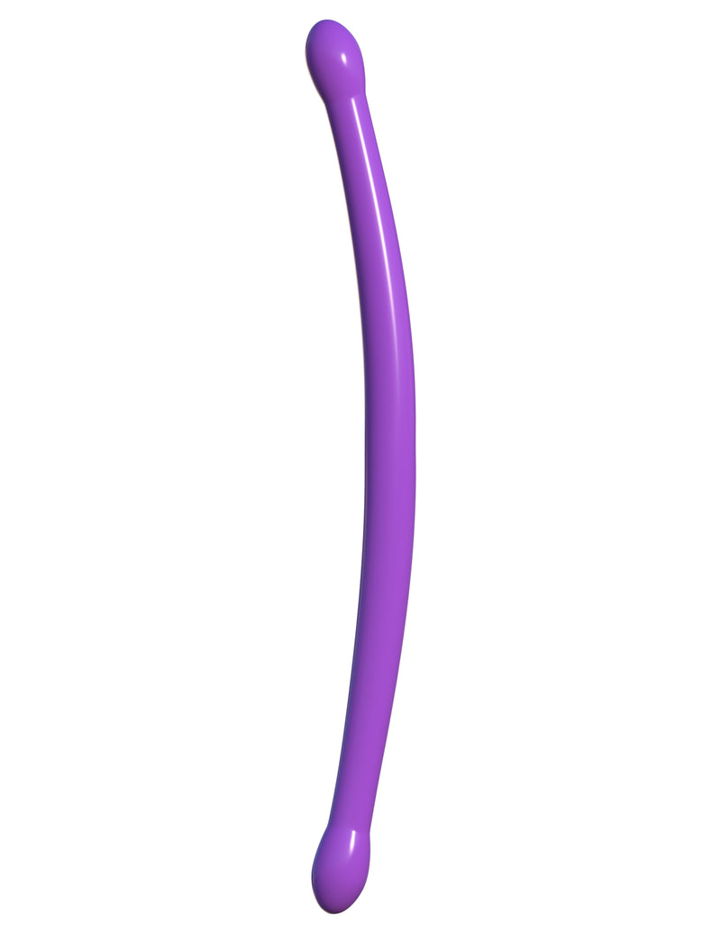 Classix Double Whammy Purple Dual Dildo flexible double-ended dildo 17.25 inches long for partner or solo use