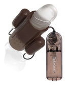Classix Dual Vibrating Penis Sleeve Smoke with remote controller from Pipedream Products
