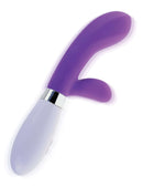 Purple Classix Silicone G-Spot Rabbit Vibrator with curved design for dual clitoral and G-Spot stimulation