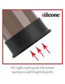 Classix Auto Vac Power Pump silicone seal for maximum suction to enhance length and girth.