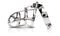 Luxurious high-end Metal Worx Cock Cage in hand-polished steel, sleek and easy to clean, designed for both aesthetic and pleasure