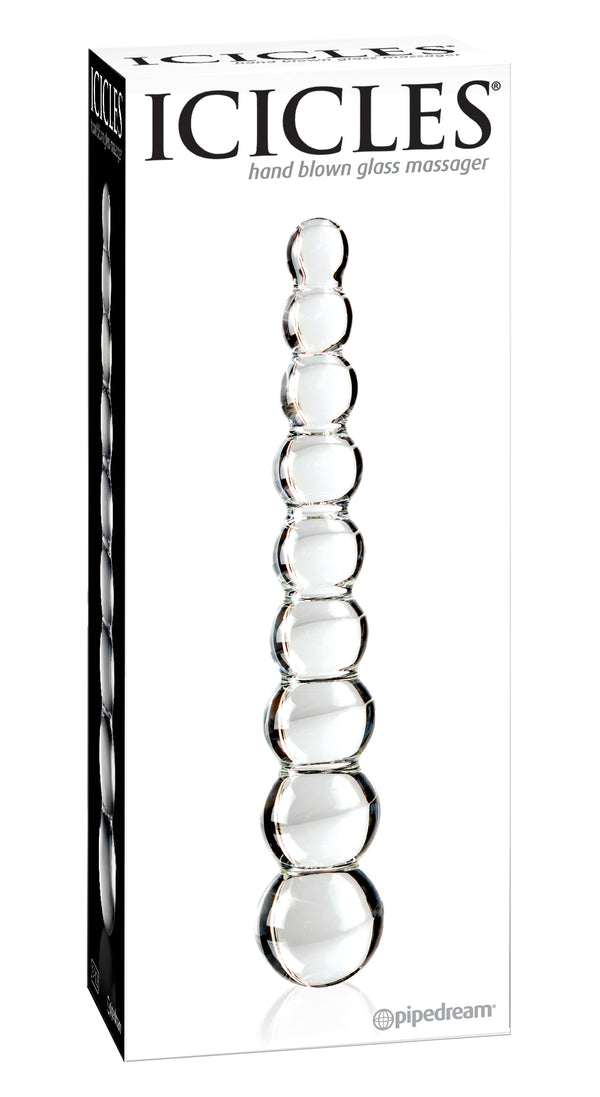 Pipedream Products Icicles #2 Elegant Glass Anal Beads at $29.99