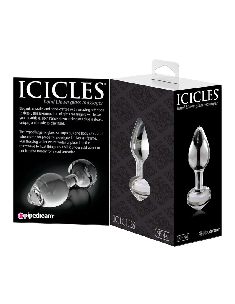 Elegant Pleasure: Icicles Number 44 Butt Plug by Pipedream Products Elegant Pleasure: Icicles Number 44 Butt Plug by Pipedream Products