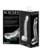 Pipedream Products Icicles # 61 Hand Blown Glass Clear Penis-shaped Massager at $49.99