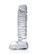 Pipedream Products Pipedreams Icicles No 63 Clear Hand Blown Glass Realistic Dildo at $59.99