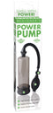 Beginner's Power Pump Smoke with medical-style pump ball and flexible PVC opening for enhanced size and confidence.