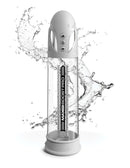 Max Boost Pro Flow White Clear Rechargeable Power Pump with waterproof design and automatic suction settings