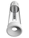 Max Boost Pro Flow White Clear Rechargeable Power Pump with automatic suction and waterproof design for powerful erections.