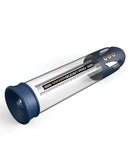 Max Boost Pro Flow Blue Clear Rechargeable Power Pump for stronger erections from Pipedream Products