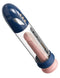 Max Boost Pro Flow Blue Clear Rechargeable Power Pump by Pipedream Products, designed for stronger, longer-lasting erections.