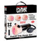 PUMP WORX Travel Trio Pump Set with Beginners Power Pump, 3 Fanta-Flesh pump toppers, Vibrating Bullet, travel box with handle.