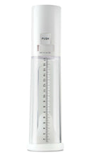 Pump Worx Mega-Vac Power Pump White, professional-grade penis enlargement device with measurement markers, auto-powered for instant results