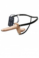 Fetish Fantasy Series Super Penetrix Strap On Clear with vibrating dildo and adjustable straps.