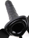 Fetish Fantasy Series 8 inches Hollow Strap On Black for enhanced size and confidence in intimate moments.