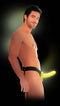 Fetish Fantasy Series Beginner's Hollow Strap On Glow In The Dark worn by a person, perfect for woman-to-woman or anal encounters