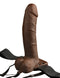 Pipedream Products Fetish Fantasy 8 inches Hollow Rechargeable Strap On with Remote Control Brown at $89.99