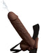Pipedream Products Fetish Fantasy 9 inches Hollow Squirting Strap On with Balls Brown from Pipedream Products at $64.99