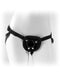 Fetish Fantasy Series Beginner's Harness Black strap-on harness with neoprene body and adjustable nylon straps for secure fit.