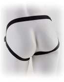 Fetish Fantasy Series Stay Put Harness strap-on back view on mannequin