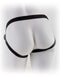 Fetish Fantasy Series Stay Put Harness strap-on back view on mannequin