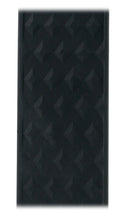 Black Fetish Fantasy Extreme Silicone Paddle with raised diamond pattern for sensory play.
