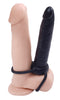 Pipedream Products Fetish Fantasy Series Double Trouble Strap-on Dildo Black at $18.99