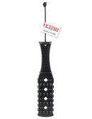 Fetish Fantasy Rubber Paddle by Pipedream Products with textured grip and perforated design for BDSM play