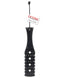 Fetish Fantasy Rubber Paddle by Pipedream Products with textured grip and perforated design for BDSM play