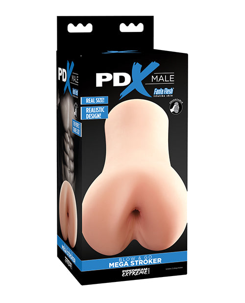 Pipedream Products PDX Male Blow and Go Mega Stroker Flesh from Pipedream Products at $39.99