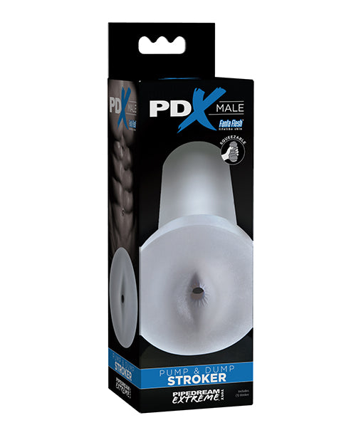 Pipedream Products PDX Male Pump and Dump Stroker Clear from Pipedream Products at $9.99