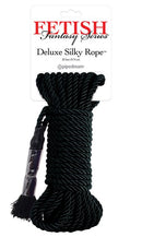 Pipedream Products Fetish Fantasy Series Deluxe Silky Rope Black 32 feet at $15.99