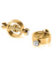 Fetish Fantasy Gold Magnetic Nipple Clamps - High-Quality Luxurious Metal Clamps with Sleek, Hygienic Nonporous Finish