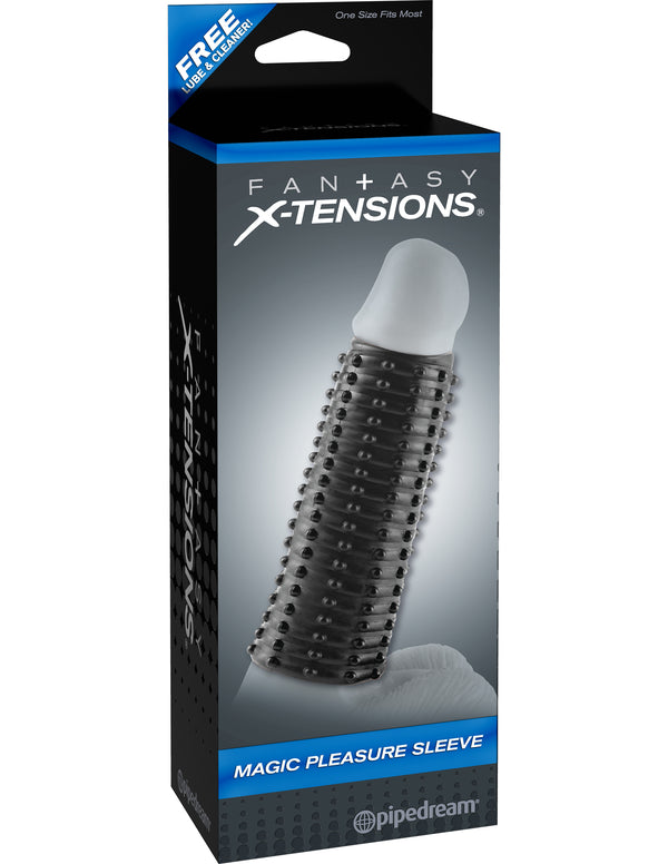 Pipedream Products Fantasy X-tensions Magic Pleasure Sleeve Black at $14.99