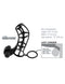Pipedream Products Fantasy X-tensions Deluxe Silicone Power Cage Black at $29.99