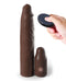 Fantasy X-Tensions Elite 9 inches Sleeve with Vibrating Plug Brown