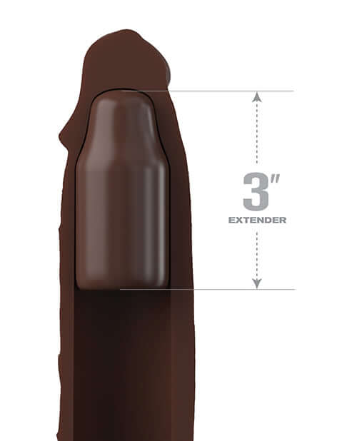 Fantasy X-Tensions Elite 7-inch Extension with Strap showing 3-inch extender detail.