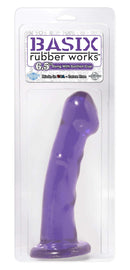 Basix Rubber Works Purple 6.5" Dong