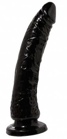 Experience Your Wildest Fantasies with Basix Rubber Works Slim 7" Black Dong!