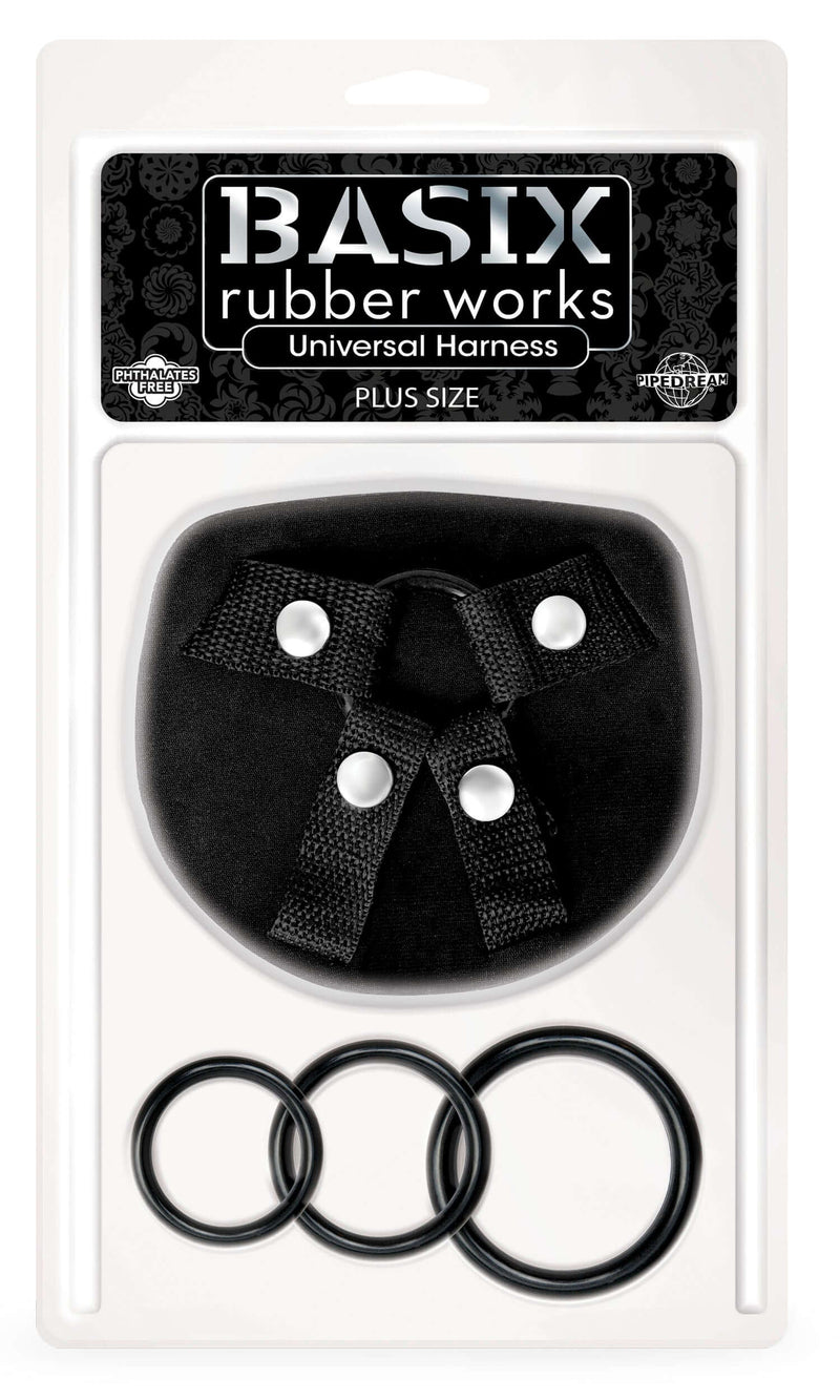Pipedream Products BASIX RUBBER WORKS UNIVERSAL HARNESS PLUS SIZE at $29.99