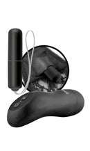 Fetish Fantasy Series Limited Edition Remote Control Vibrating Panties with micro-bullet stimulator and black thong.